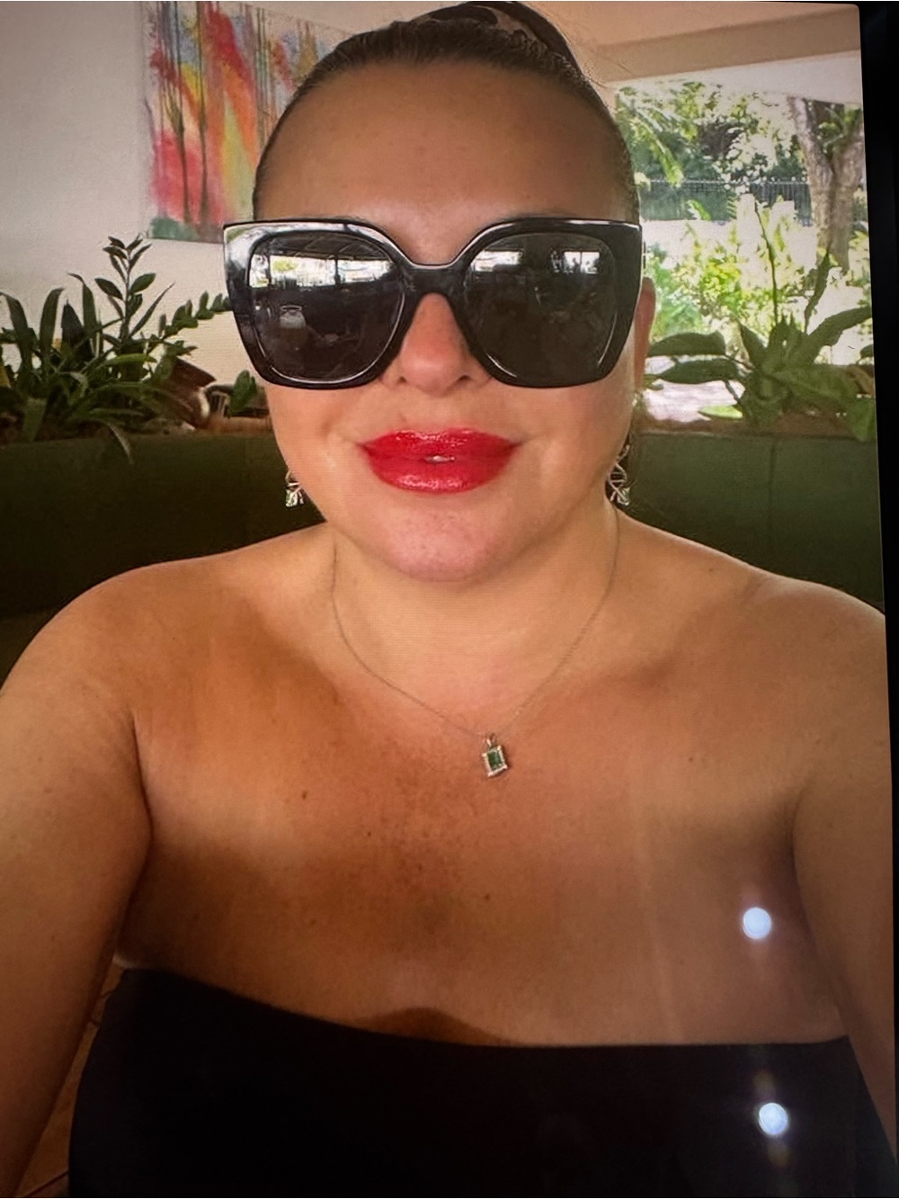 Authentic Gucci Black Square Sunglasses with Grey Lenses